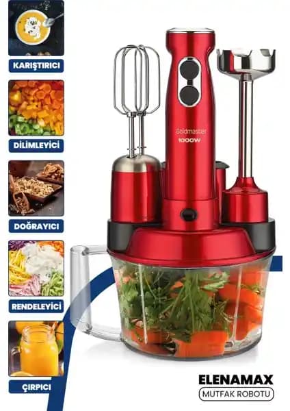 Goldmaster GM-7239 1000W Çok Fonksiyonlu Mutfak Robotu İnceleme ve Değerlendirme
