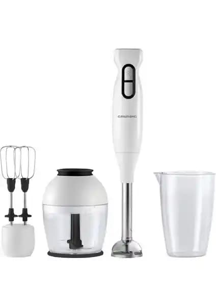 Grundig HBS 1010 700W Çok Fonksiyonlu El Blender Seti Günlük Mutfak Kullanımı İçin Uygun