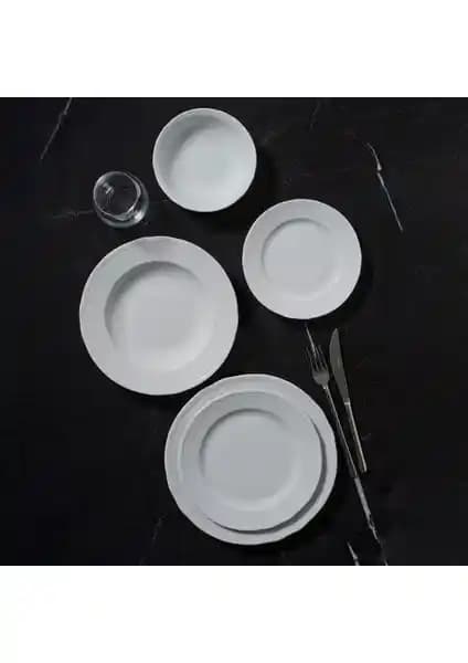 Güral Porselen Venedik 20 Parça 4 Kişilik Yemek Takımı Şıklık ve Zarafetin Buluşması
