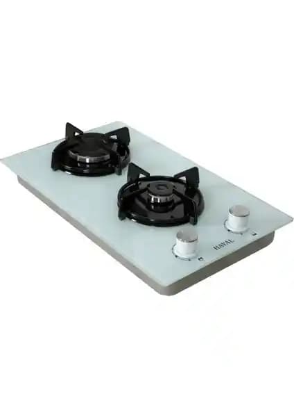 Hayal Ankastre 2 Gözlü Doğalgazlı Beyaz Ocak Modern ve Dayanıklı Mutfak Ürünü