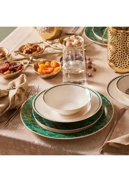 Karaca Forever Bone Zümrüt 24 Parça 6 Kişilik Porselen Yemek Takımı Özellikleri ve Kullanım Rehberi