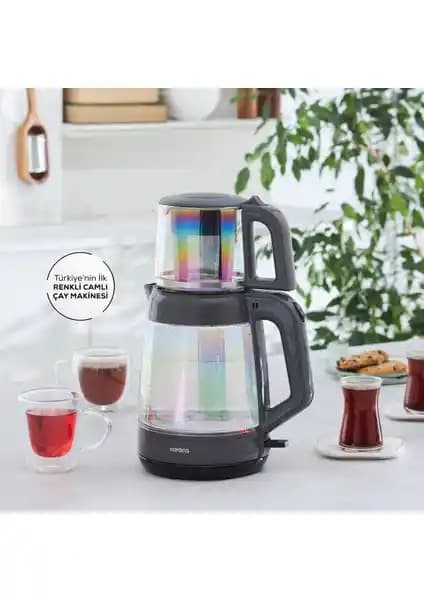 Karaca Glass Tea XL 35 Bardak Renkli Camlı Çay Makinesi Opal Özellikleri ve Kullanım İpuçları
