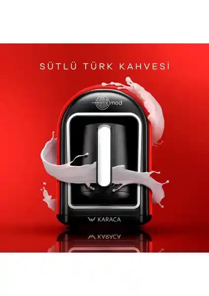 Karaca Hatır Mod Sütlü Türk Kahve Makinesi Kırmızı ile Mükemmel Kahve Deneyimi Sunar