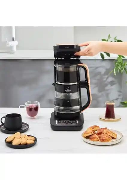 Karaca Robotea Pro 4 in 1 Konuşan Cam Çay Makinesi ile Modern ve Pratik Çay Keyfi