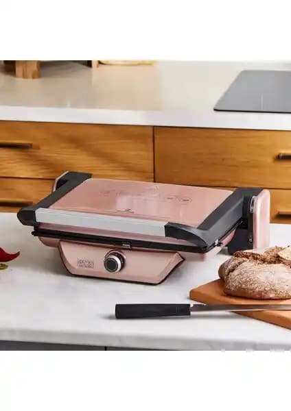 Karaca Rosegold Antibakteriyel Gastro Diamond Izgara ve Tost Makinesi İncelenmesi