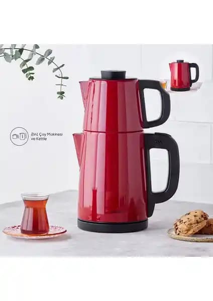 Karaca Tea Break Kırmızı Çelik Su Isıtıcı ve Çay Makinesi İncelemesi