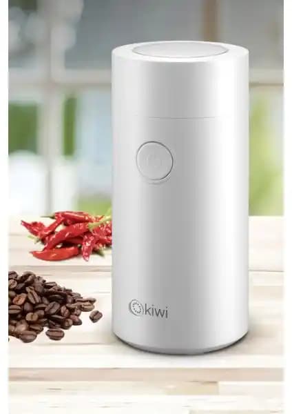 Kiwi Kspg 4820 Kahve ve Baharat Öğütücü Beyaz Modern Mutfaklar İçin Pratik Çözüm
