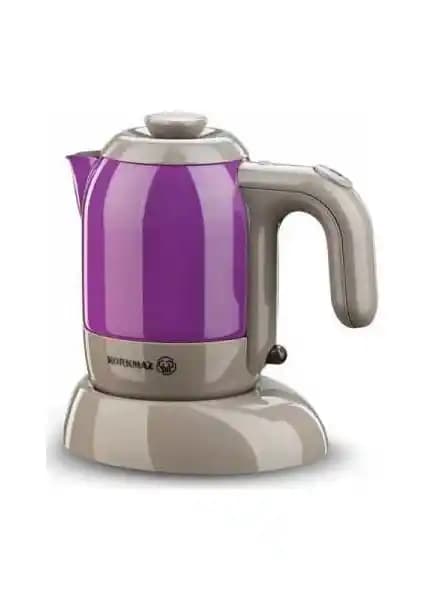 Korkmaz Mia Elektrikli Cezve Mor Renkli Modern Tasarım ve Fonksiyonellik