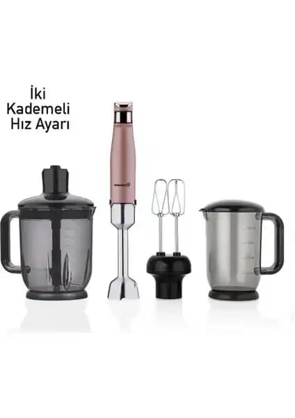 Korkmaz Performix Mega Rosagold Blender Seti: Modern ve Çok İşlevli Mutfak Aleti