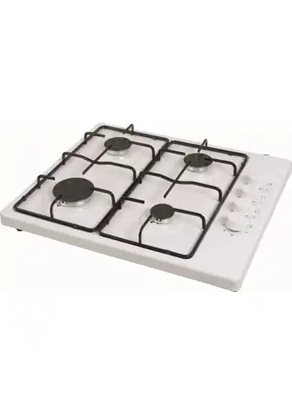Kumtel KO420 F Beyaz 4 Gözlü Gazlı Ocak LPG ve Doğal Gaz Uyumlu Modern Tasarım