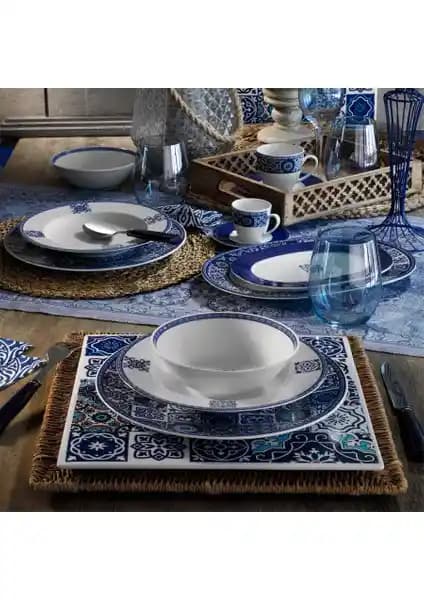 Kütahya Porselen 24 Parça 6 Kişilik Yemek Takımı Şıklık ve Dayanıklılık Sunar