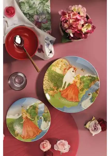 Kütahya Porselen 3 Parça Çocuk Yemek Seti: Sağlıklı ve Eğlenceli Sunum Deneyimi