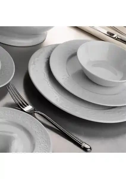 Kütahya Porselen Açelya 53 Parça Yemek Takımı Şık ve Dayanıklı Tasarımıyla Öne Çıkar