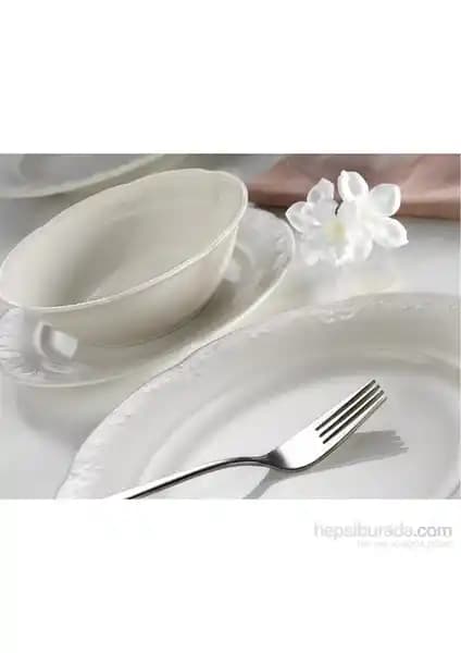Kütahya Porselen Caprice 24 Parça 6 Kişilik Modern ve Dayanıklı Yemek Takımı