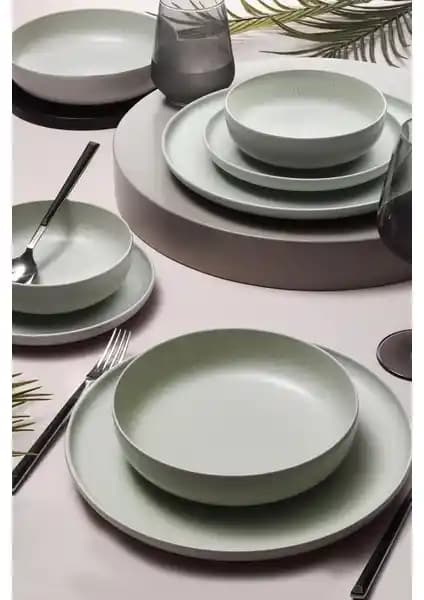 Kütahya Porselen Moderna 16 Parça Dört Kişilik Yemek Takımı Günlük Kullanım İçin