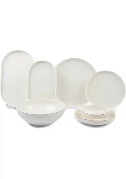 Mikasa Moor Gold Modern 27 Parça Yemek Takımı Şıklık ve Dayanıklılığı Bir Arada Sunar