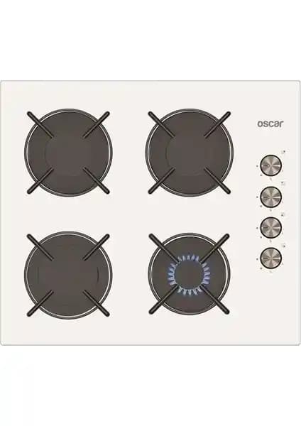 Oscar 3603 Beyaz Ankastre Ocak: Modern ve Güvenilir Mutfak İçin Fonksiyonel Tasarım