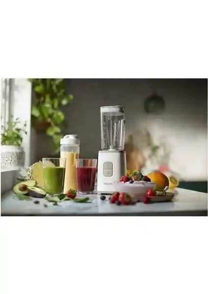 Philips DAILY COLLECTION HR2602/00 Mini Blender 350W Pratik ve Şık Tasarım ile Günlük Kullanım İçin Uygun