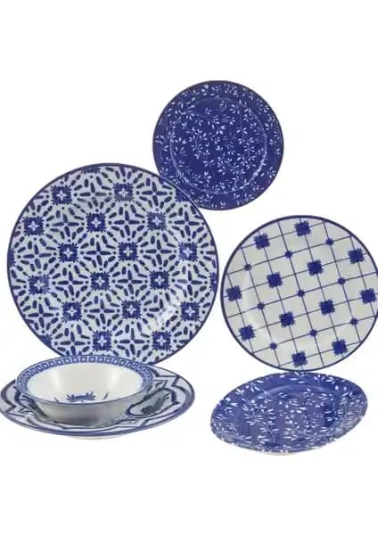 Porland Ege 6 Kişilik 32 Parça Porselen Yemek Takımı Modern ve Dayanıklı Tasarım