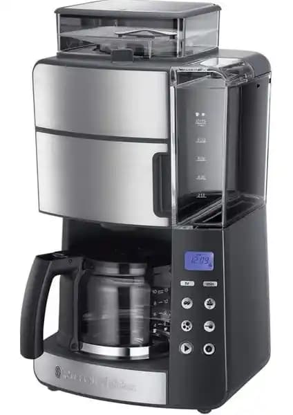 Russell Hobbs 25610-56 Grind & Brew Cam Sürahi Kahve Makinesi Modern Tasarım ve Fonksiyonellik