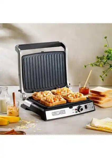Schafer Grill Haus Inox Tost Makinesi: Yüksek Performanslı Çok Fonksiyonlu Mutfak Aleti