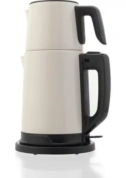 Schafer Teelike Elektrikli Çay Makinesi Krem Renkli ve Yüksek Performanslı