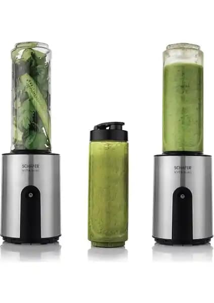 Schafer Vita Mini Blender 4 Parça Inox: Kompakt ve Fonksiyonel Mutfak Arkadaşı