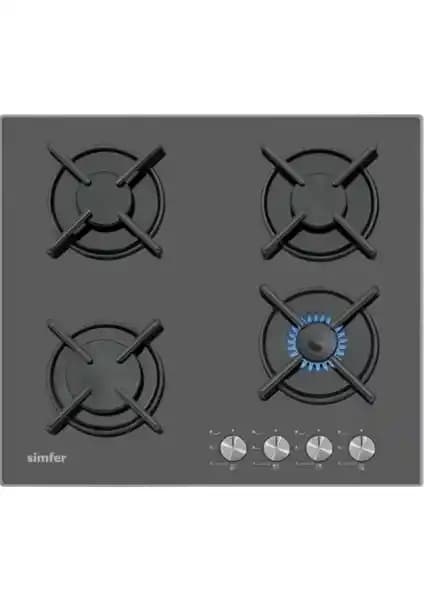 Simfer 3031-NG 4G Siyah Cam Ocak: Modern ve Güvenli Mutfak İçin Uygun Seçenek