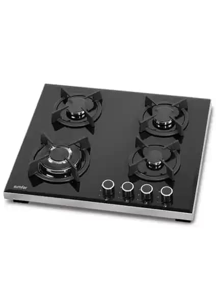 Simfer 3032 Emniyetli 4G Woklu Döküm Izgaralı Setüstü Cam Gazlı Ocak Özellikleri