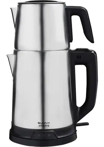 Sunny Orkestra Elektrikli Çay Makinesi Inox: Modern Tasarım ve Fonksiyonellik Bir Arada