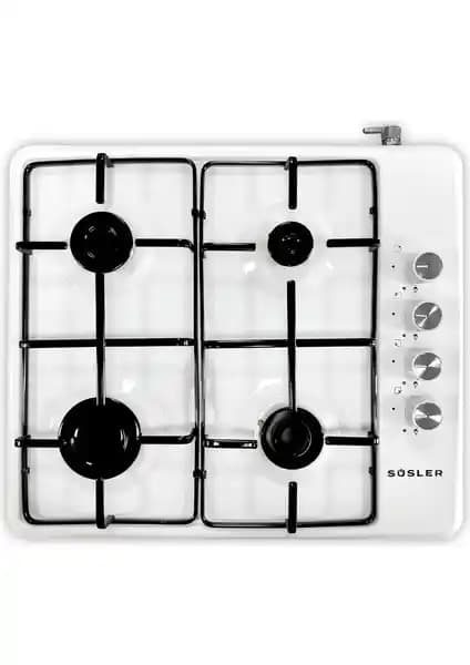 Süsler SSO-2125 Beyaz Gaz Emniyetli 4 Gözü Gazlı LPG Ocak Özellikleri ve Kullanımı