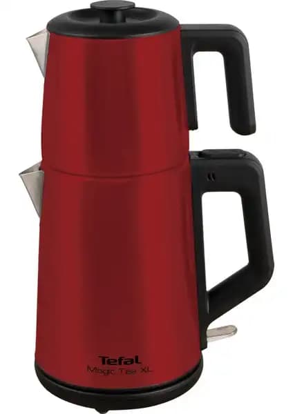 Tefal Magic Tea XL Paslanmaz Çelik Çay Makinesi Geniş Kapasiteli ve Şık Tasarım