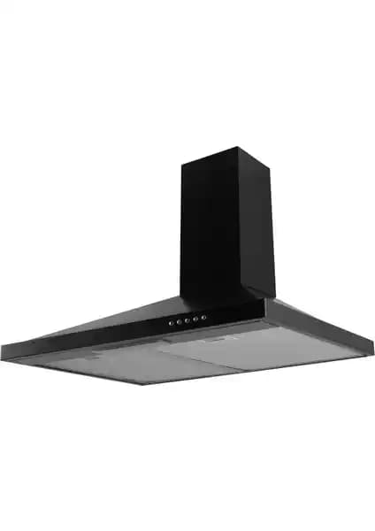 White Daisy Gusto Siyah Piramit Davlumbaz: Modern ve Şık Mutfaklar İçin Performanslı Çözüm