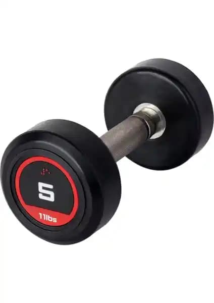 313 Spor 5 kg Olimpik Dambıl Kauçuk Kaplı Dayanıklı ve Kullanışlı Spor Aleti