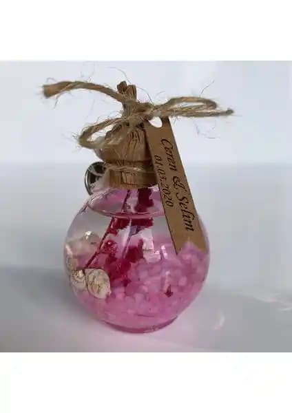 Antrasit Organizasyon Yakılabilir Yuvarlak Şişe Kandil: Estetik ve Anlamlı Dekorasyon Seçeneği