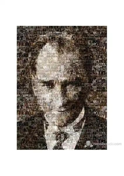 Art Puzzle 1000 Parça Mustafa Kemal Atatürk Kolaj: Yüksek Zorluk Seviyeli Sanat ve Zeka Oyunu