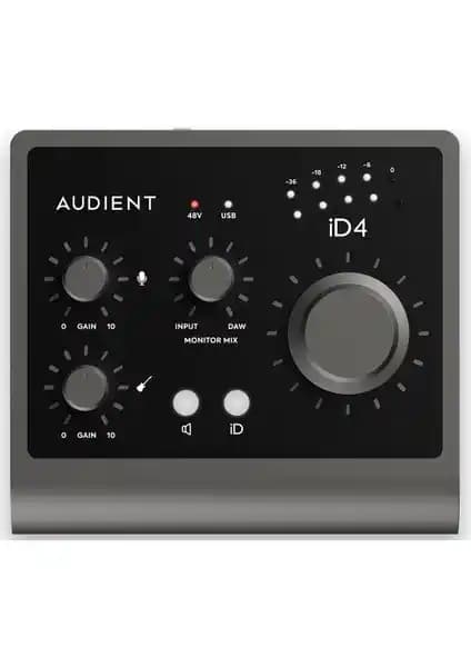 Audient ID4 MkII: Yüksek Kaliteli USB-C Ses Kartı ile Profesyonel Ses Deneyimi
