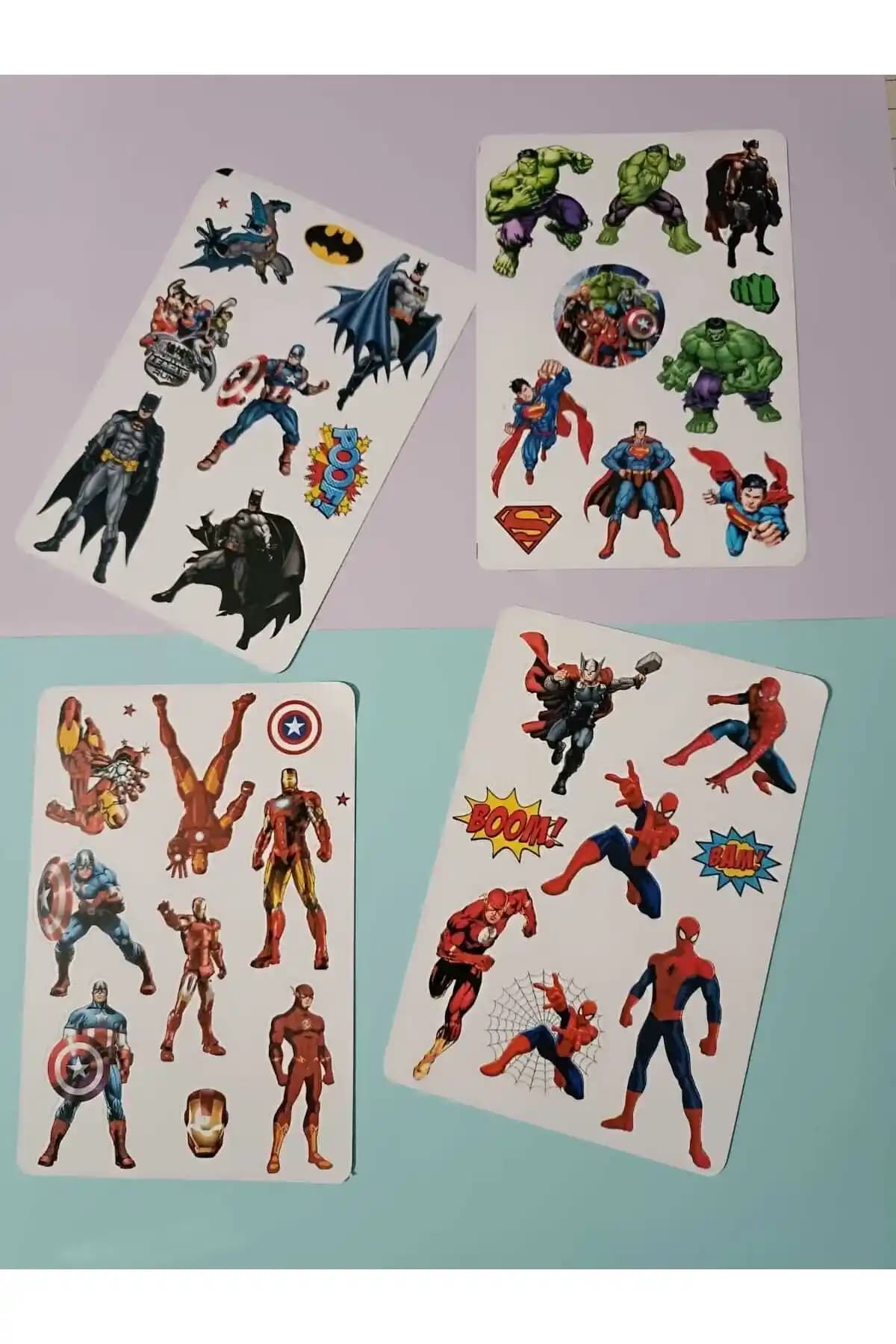 Çocuklar İçin Süper Kahraman Temalı Sticker Seti İncelemesi ve Kullanım Alanları