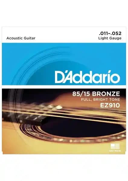 D'Addario EZ910 Light Akustik Gitar Telleri Detaylı İnceleme ve Özellikleri