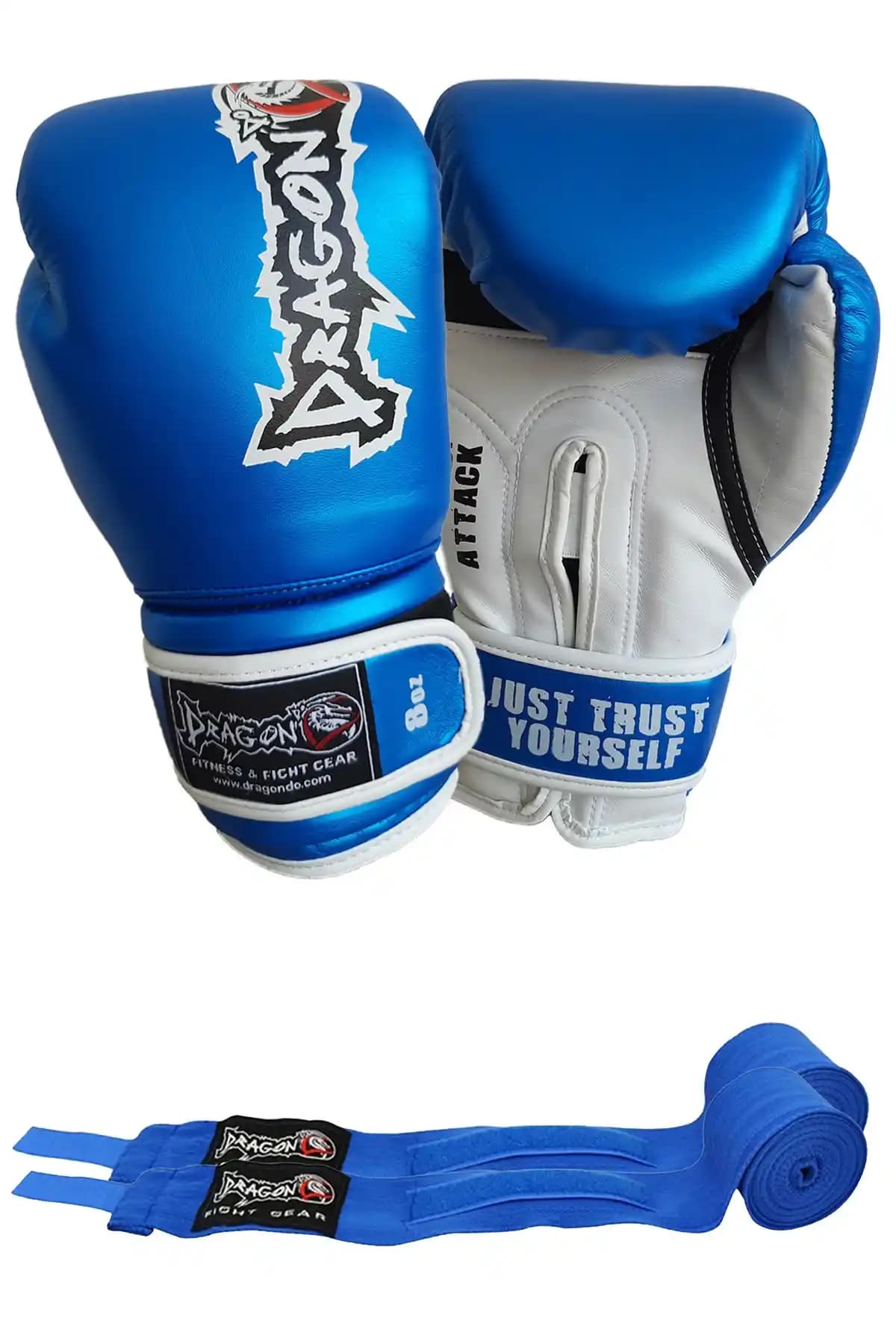 Dragondo Attack 5 Boks Eldiveni ve Bandaj Seti Sporcular İçin Dayanıklı ve Konforlu Tasarım