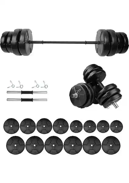 E-Life 95 kg Dambıl ve Halter Seti: Dayanıklı ve Çok Yönlü Ağırlık Çözümü