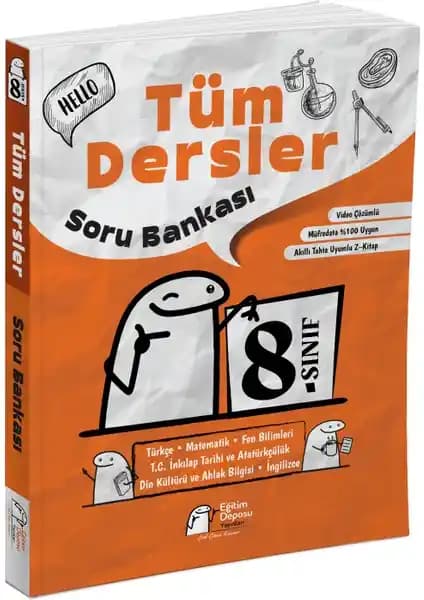 Eğitim Deposu 8. Sınıf Tüm Dersler Soru Bankası Güncel Müfredat ve Pratik Kullanım
