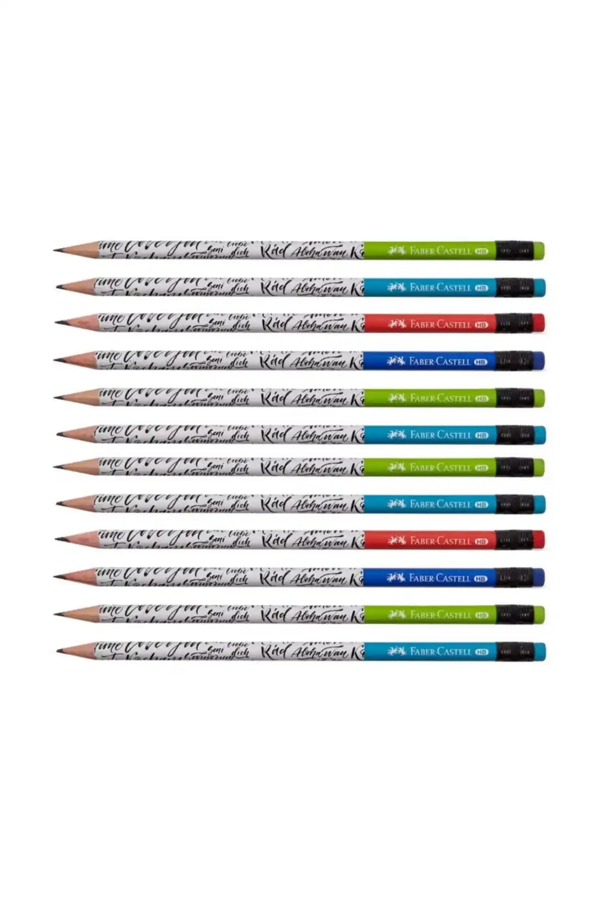 Faber Castell Caligraphy Silgili Yuvarlak Kurşun Kalem 12'li Paket Ürün İncelemesi ve Kullanım Özellikleri