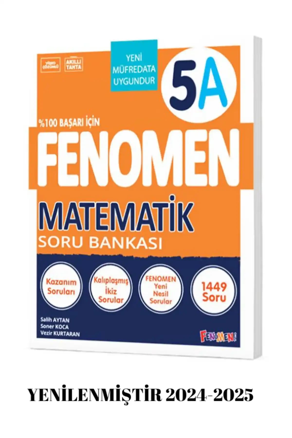 Fenomen Yayıncılık FENOMEN 5 Matematik (A) Soru Bankası Güncel ve Detaylı İçerik