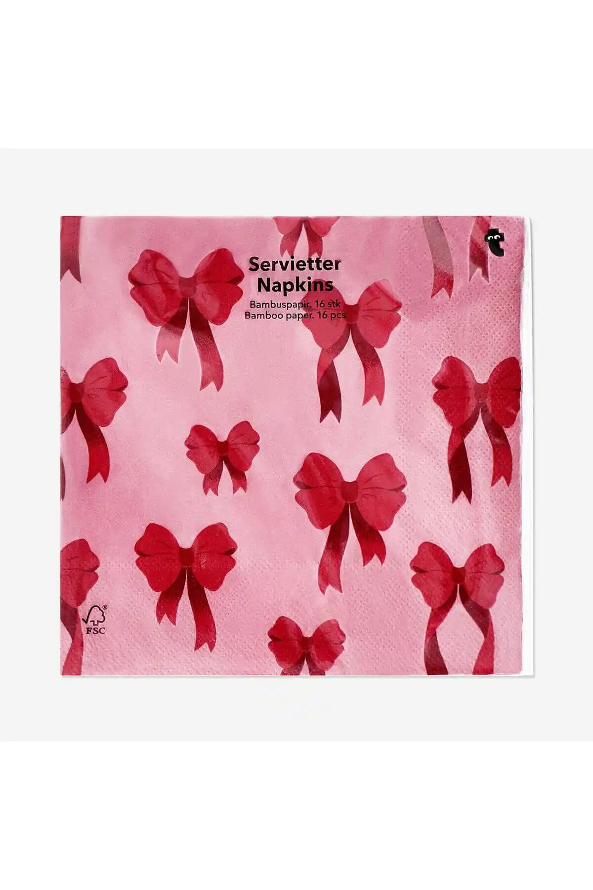 Flying Tiger Copenhagen Fiyonk Desenli 16'lı Kağıt Mendil Seti Estetik ve Pratik Kullanım