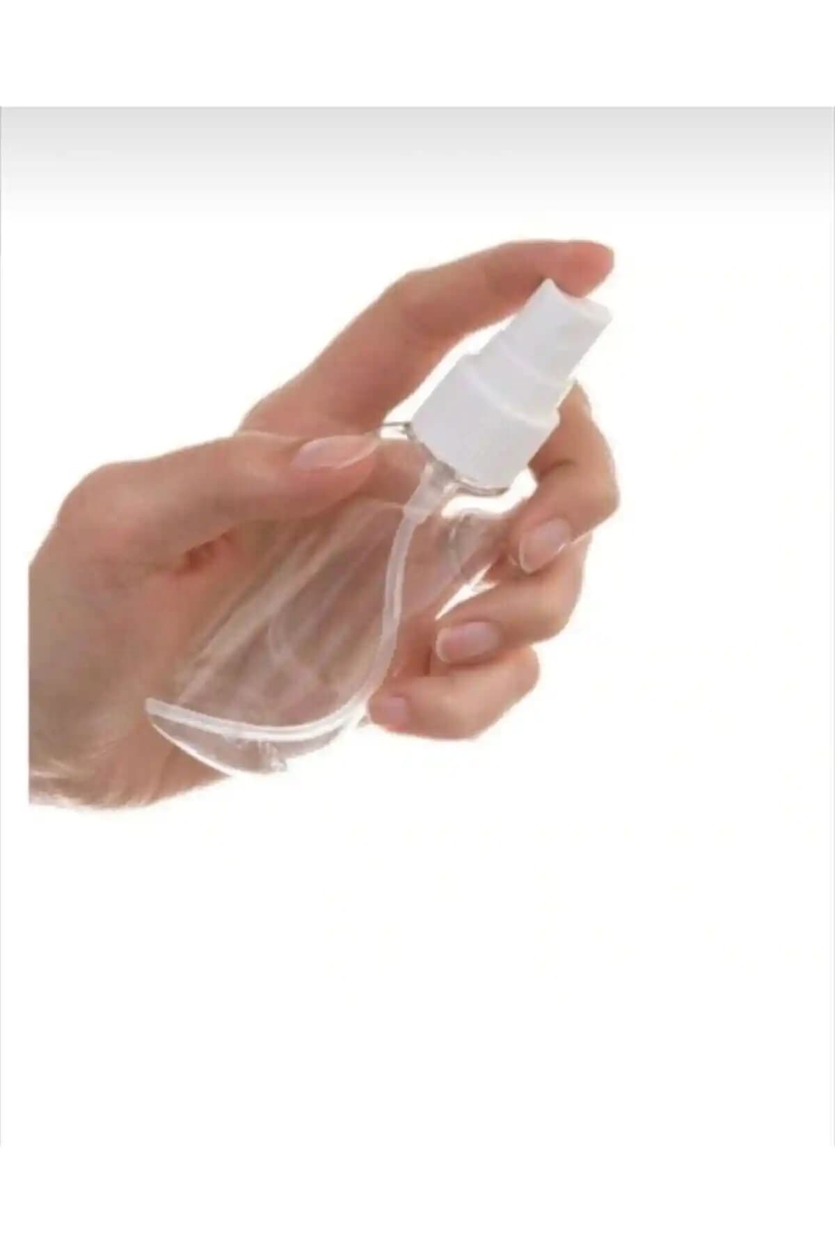 Genel Markalar 100cc Pet Boş Kolonya Şişesi Pratik ve Dayanıklı Taşınabilir Tasarım