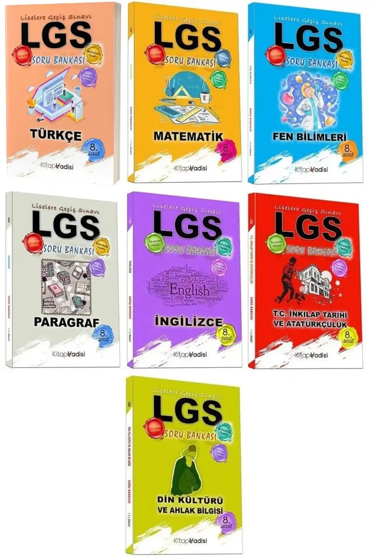 Genel Markalar 8. Sınıf LGS Tüm Dersler Soru Bankası Seti Güncel ve Kapsamlı İçeriklerle