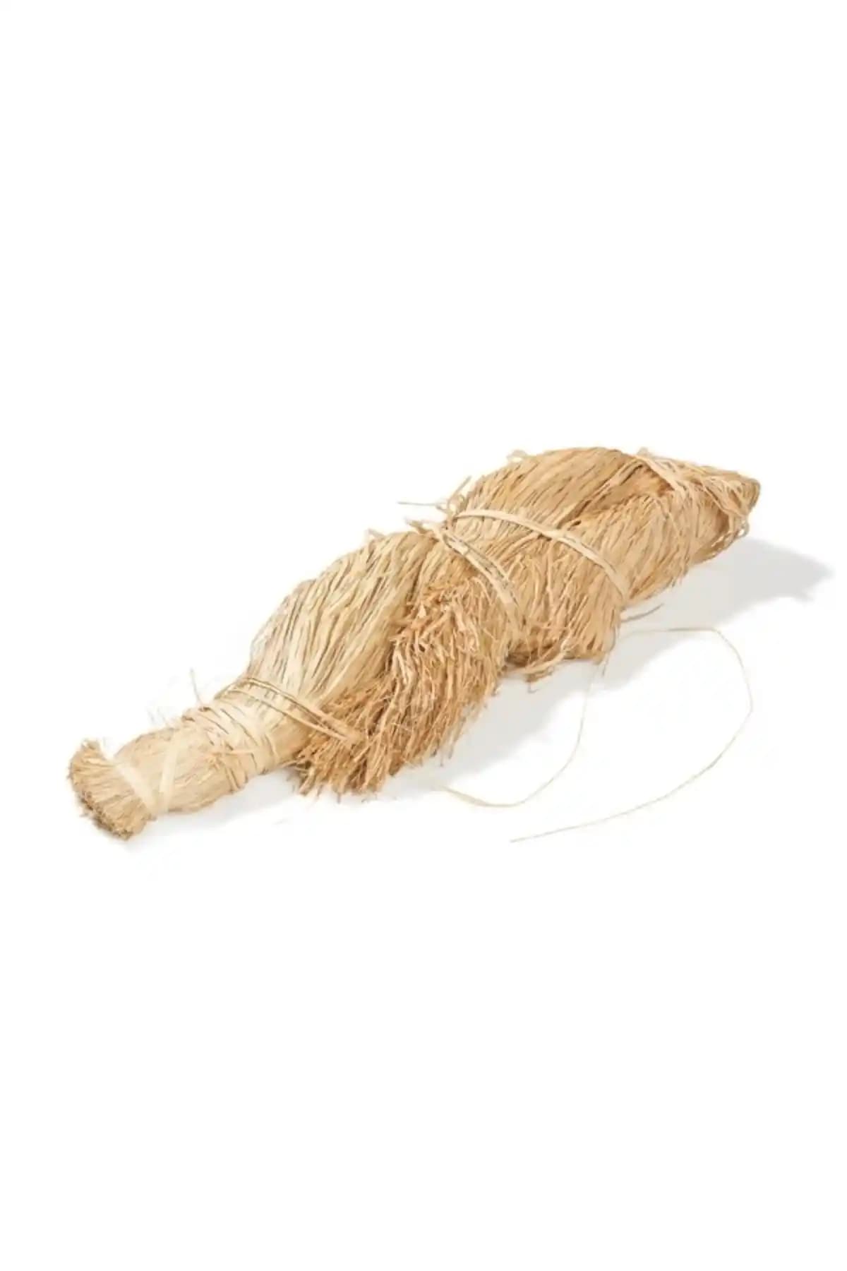 Genel Markalar Doğal Rafya 1 kg Çok Amaçlı Dekoratif ve El İşi Malzemesi