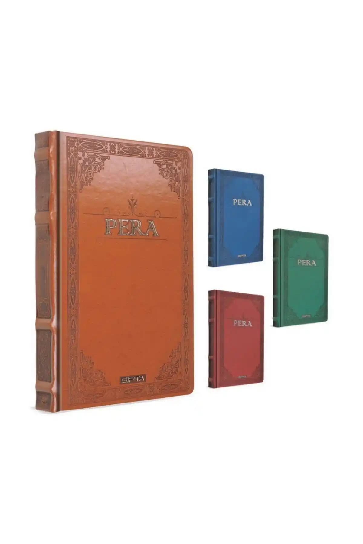 Gıpta Pera 17x24 Vegan Deri Kapaklı Çizgisiz Defter 150 Yaprak Günlük Notlar İçin