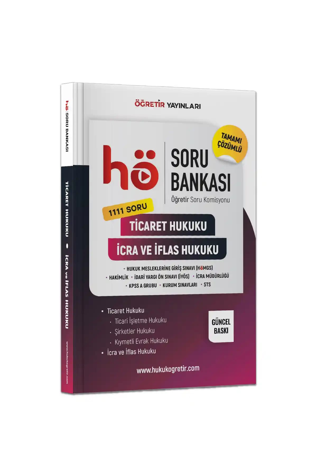 Hukuk Öğretir 2026 Ticaret ve İcra İflas Hukuku Soru Bankası Detaylı İnceleme